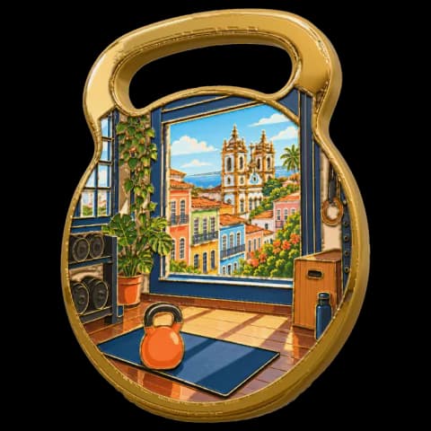Medalha Primeiros Passos em ouro, no estilo Pin
